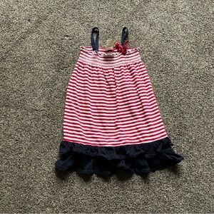 FINAL SALE 3/31/26 Oshkosh B’gosh Red, White & Blue Striped Dress, Size 3T